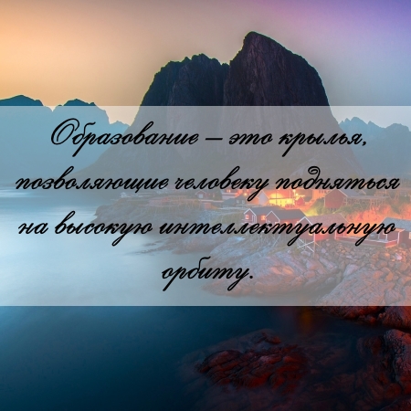 цитата об образовании и контрольной